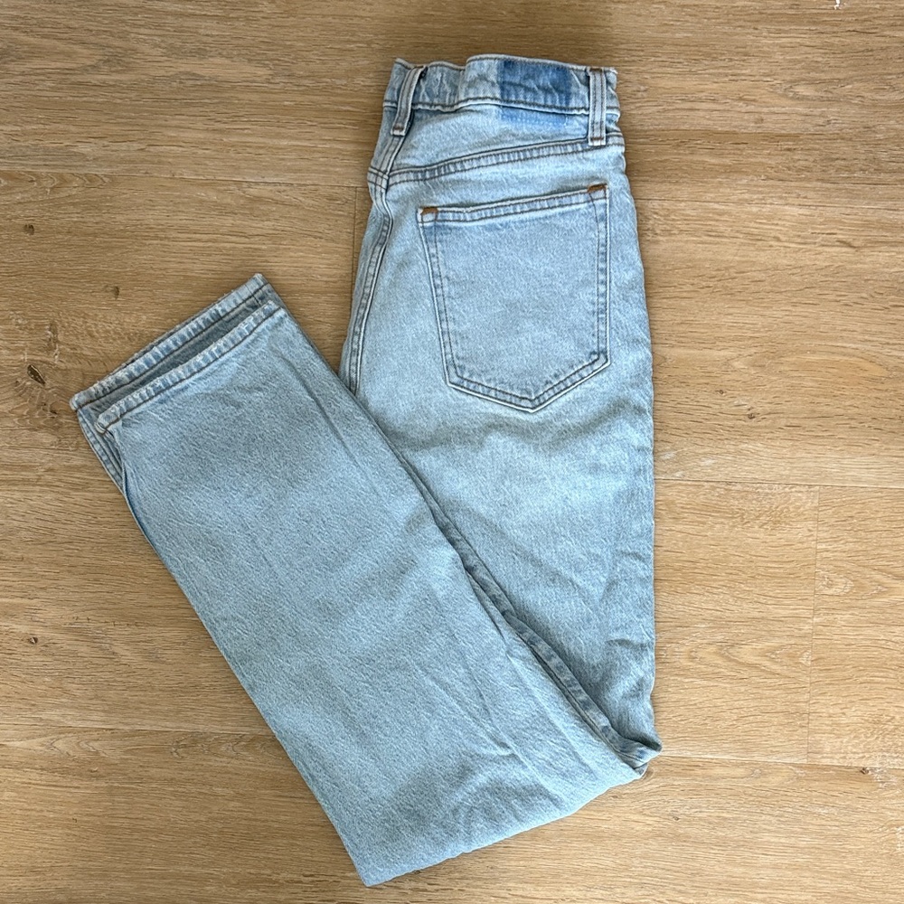 Abercrombie & Fitch Light Wash Straight Jeans